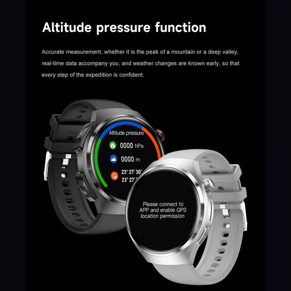 Smartwatch Microwear DK56 –  Silver Silicone